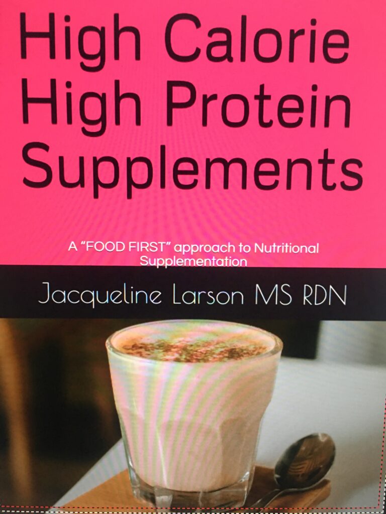 Cover of a book titled 'High Protein Supplements' by Jacqueline Larson.